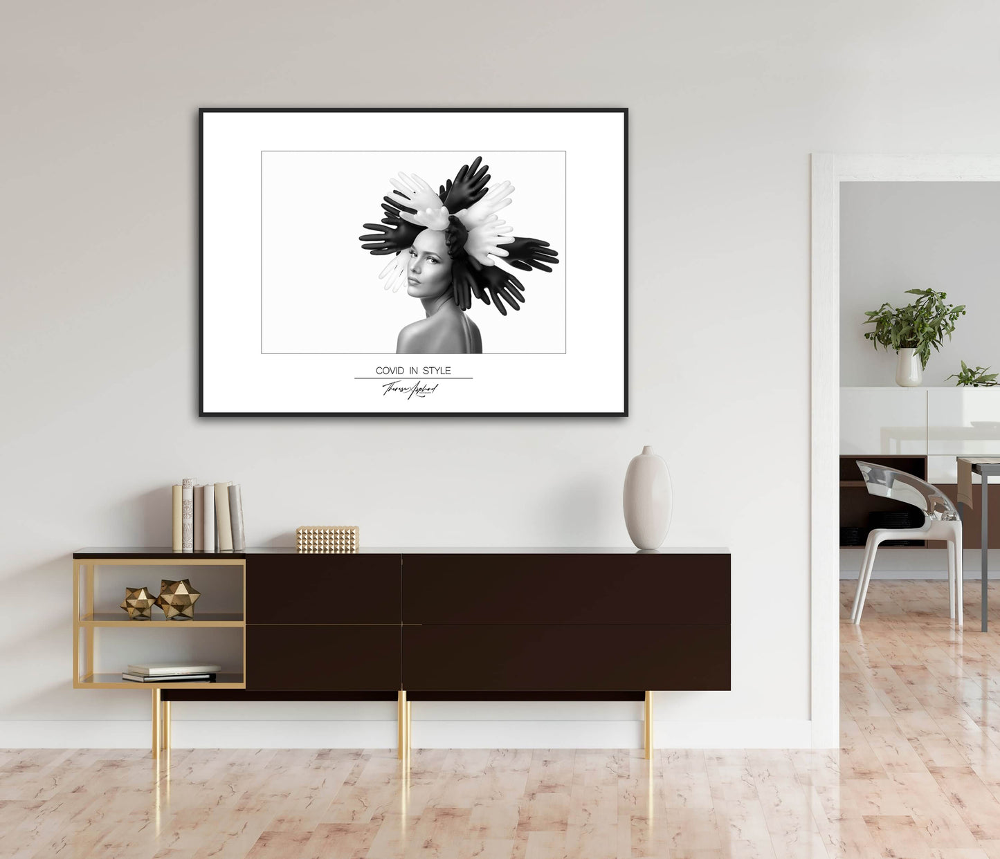 Art Poster 50x70 - COVID WITH STYLE