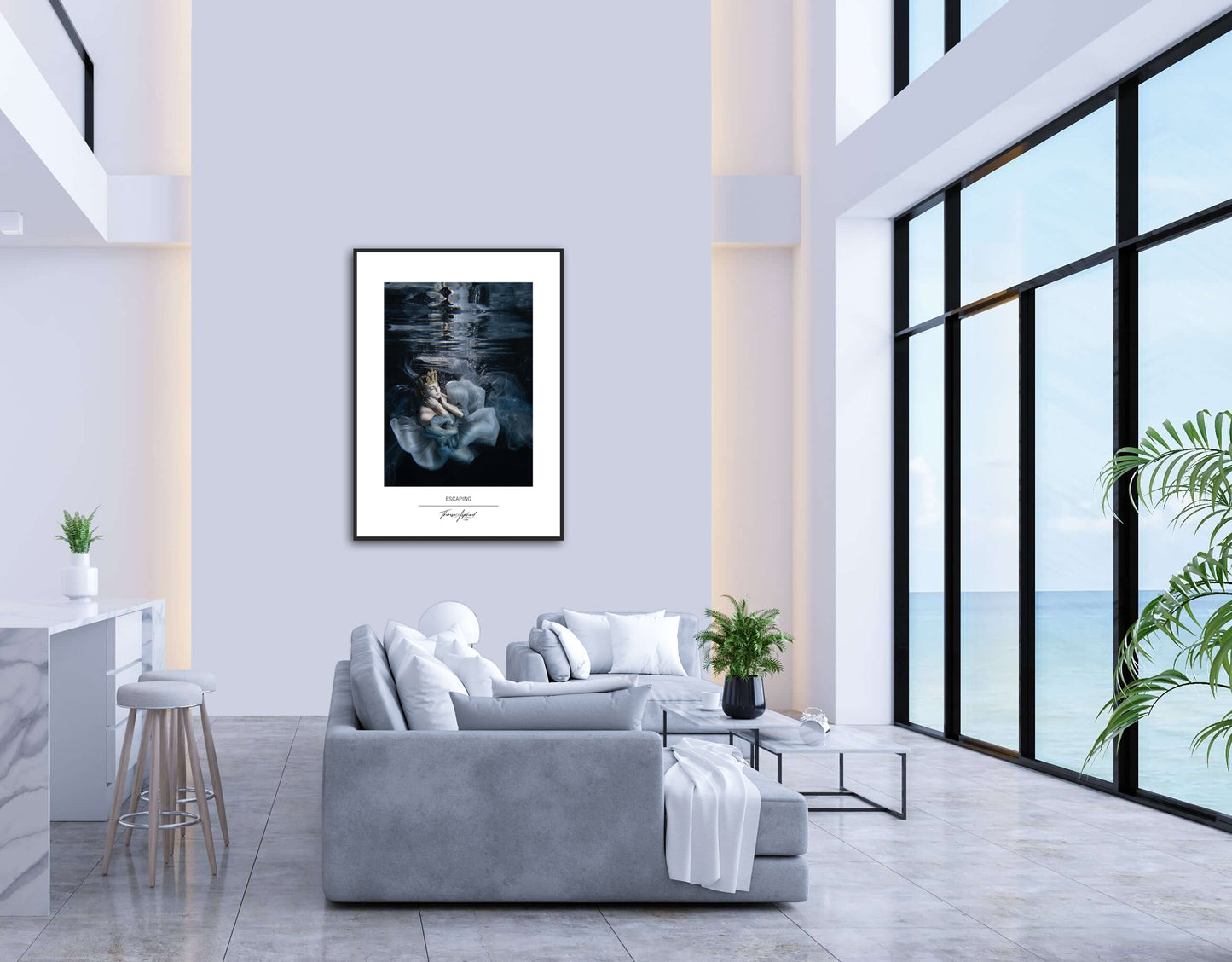 Art Poster 50x70 - ESCAPING
