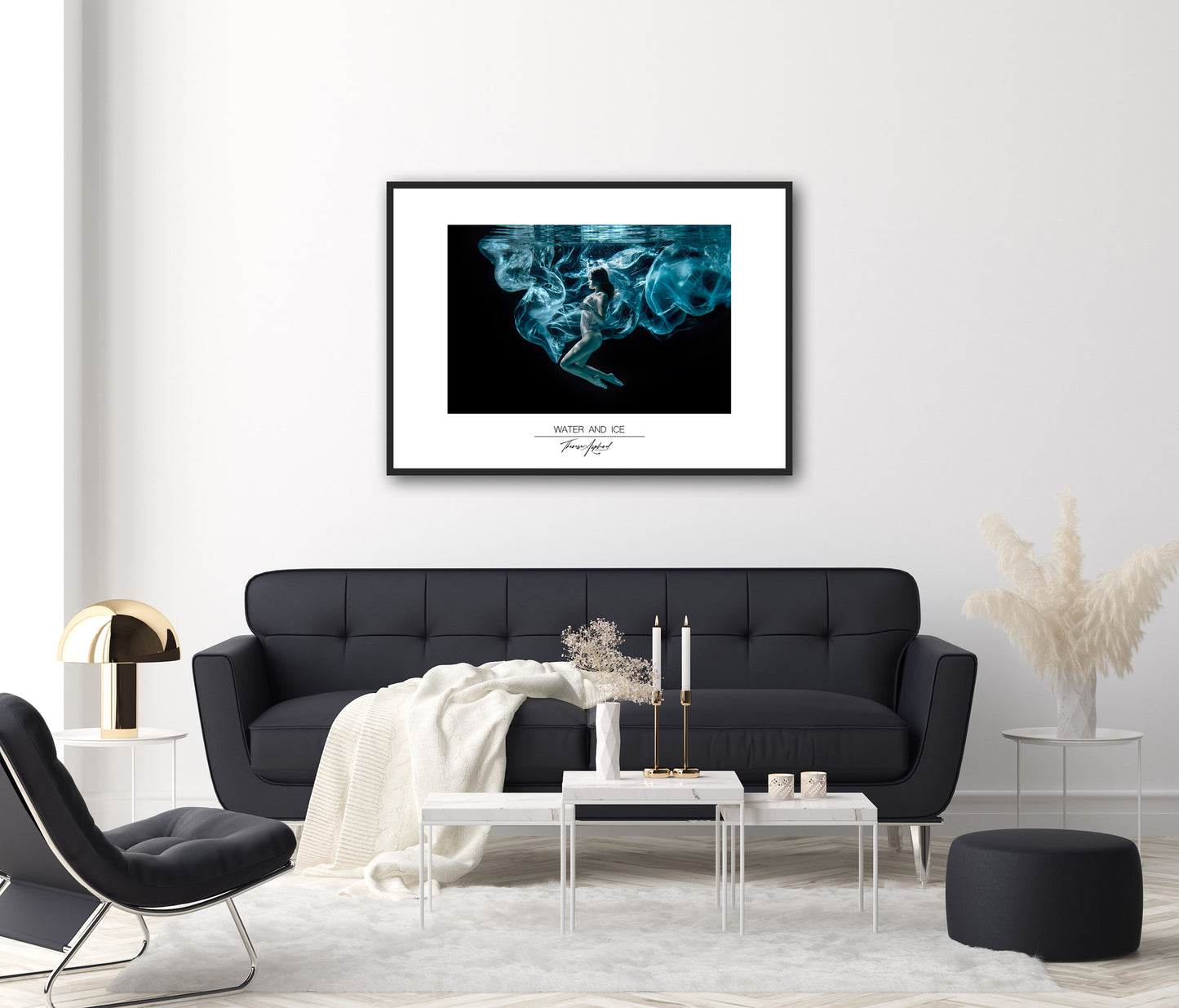 Art Poster 50x70 - WATER AND ICE