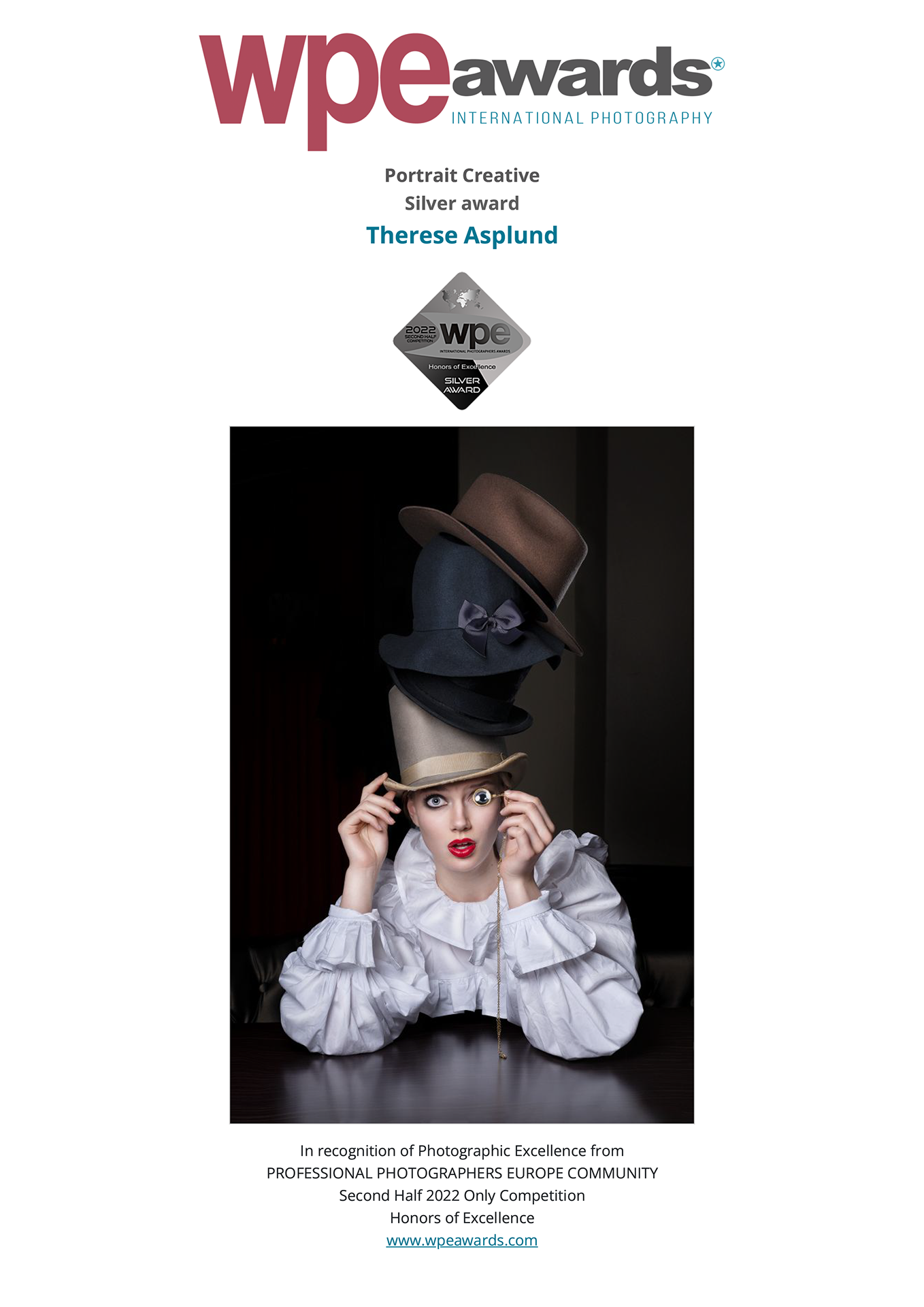 Art Poster 50x70 - THE DIFFERENT HATS A WOMEN WARES