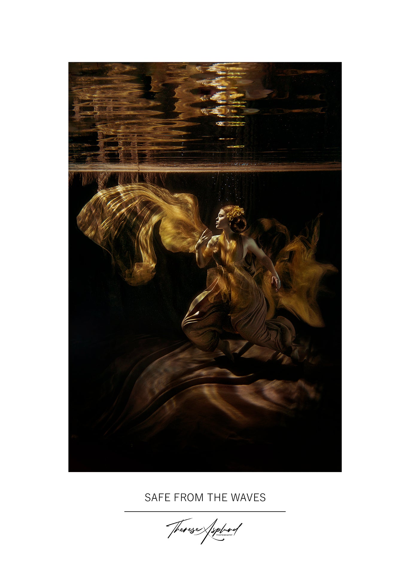 Art Poster 50x70 - SAFE FROM THE WAVES