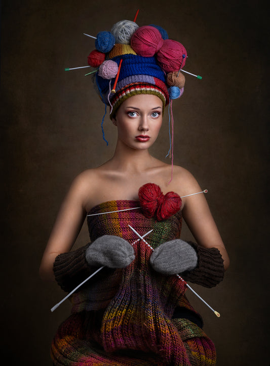 KNITTING TO HEAL A BROKEN HEART | Numbered edition original photo