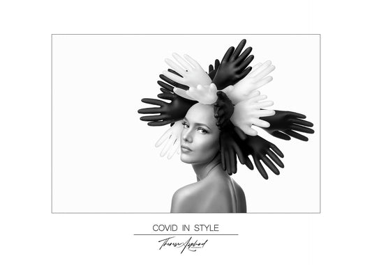 Art Poster 50x70 - COVID WITH STYLE