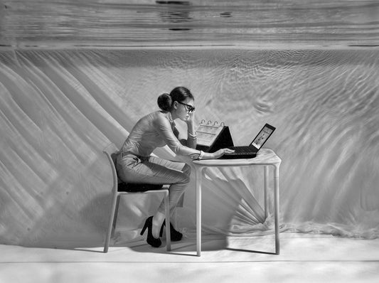 DROWNING IN WORK | Numbered edition original photo