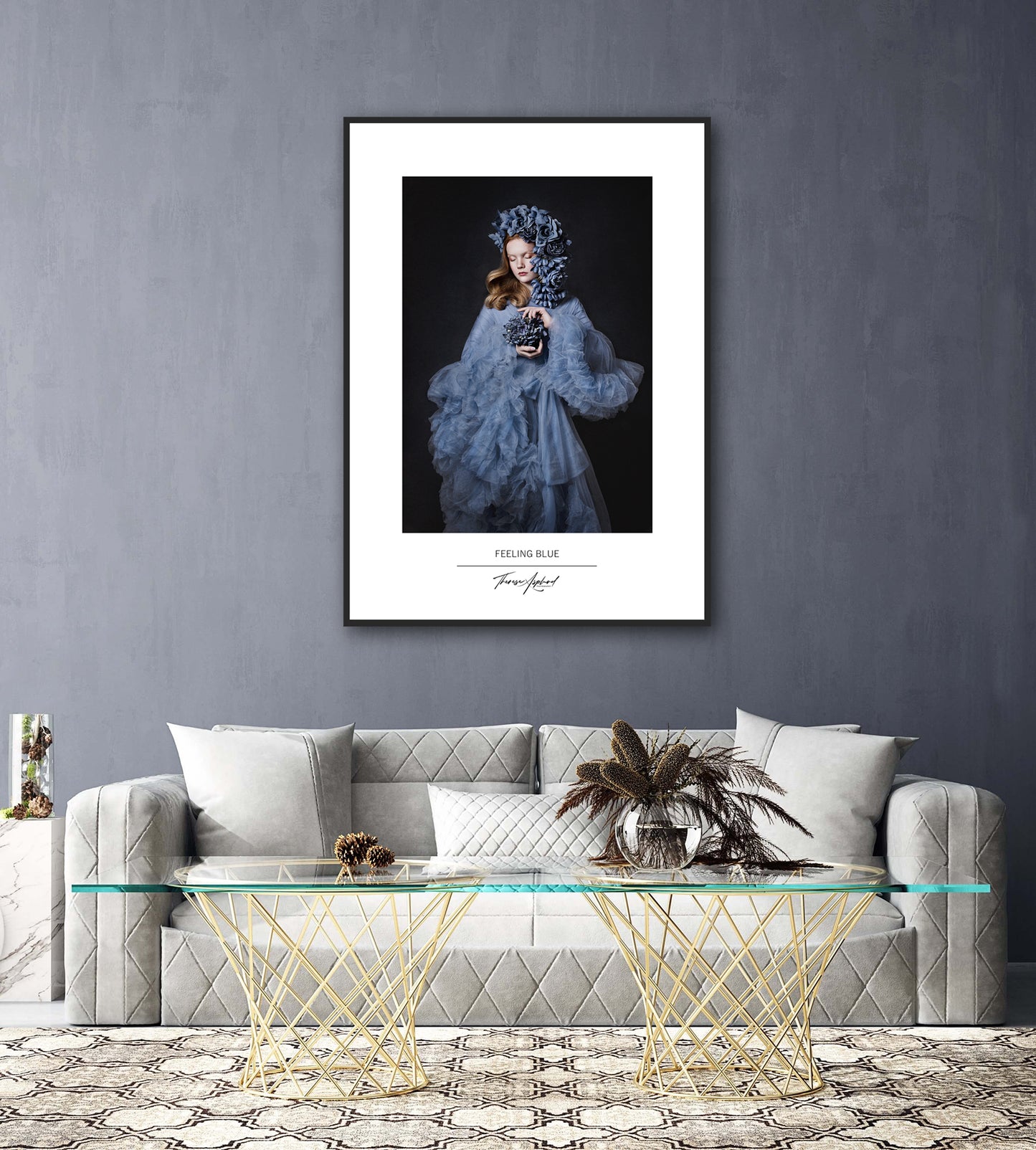 Art Poster 50x70 - FEELING BLUE
