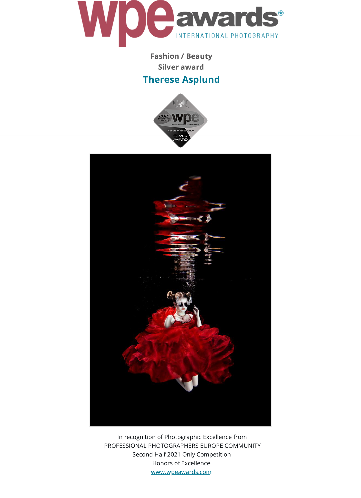 UNDER WATER DIVA | Numbered edition original photo